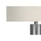 Monarch Specialties Lighting, 28 in.H, Table Lamp, Nickel Metal, Ivory / Cream Shade, Contemporary I 9657 - alternate 7